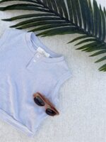 Ll Sky Top Sleeveless Grey