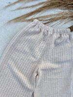 Striped Summer Wide Pants Nude