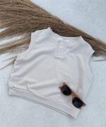Ll Sky Top Sleeveless Beige