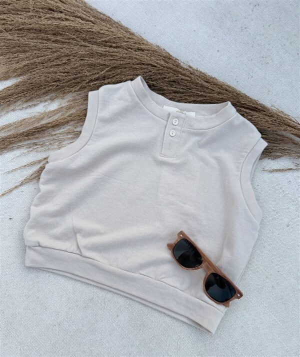 Ll Sky Top Sleeveless Beige