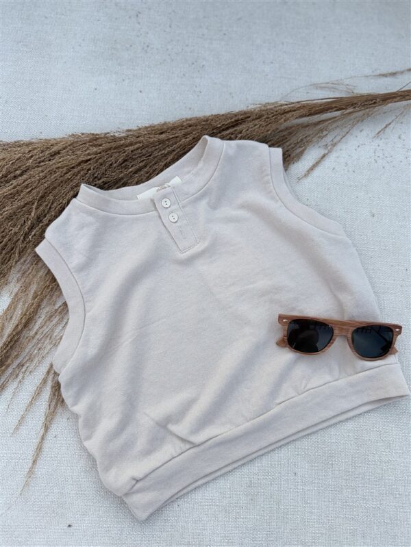 Ll Sky Top Sleeveless Beige