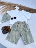 Ll Little Muse Pants Check Green