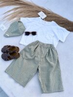 Ll Little Muse Pants Check Green