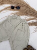 LITTLE LEAN Linnen Mood Pants 100%Linnen Beige