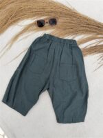 LITTLE LEAN Linnen Mood Pants Sage 100%Linnen