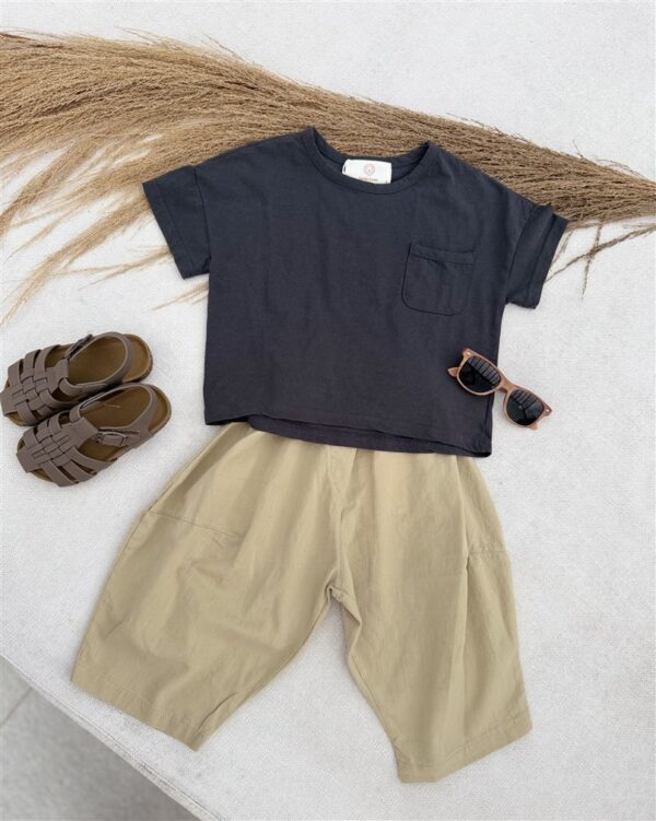 Ll Cloud Pocket Tee Antraciet