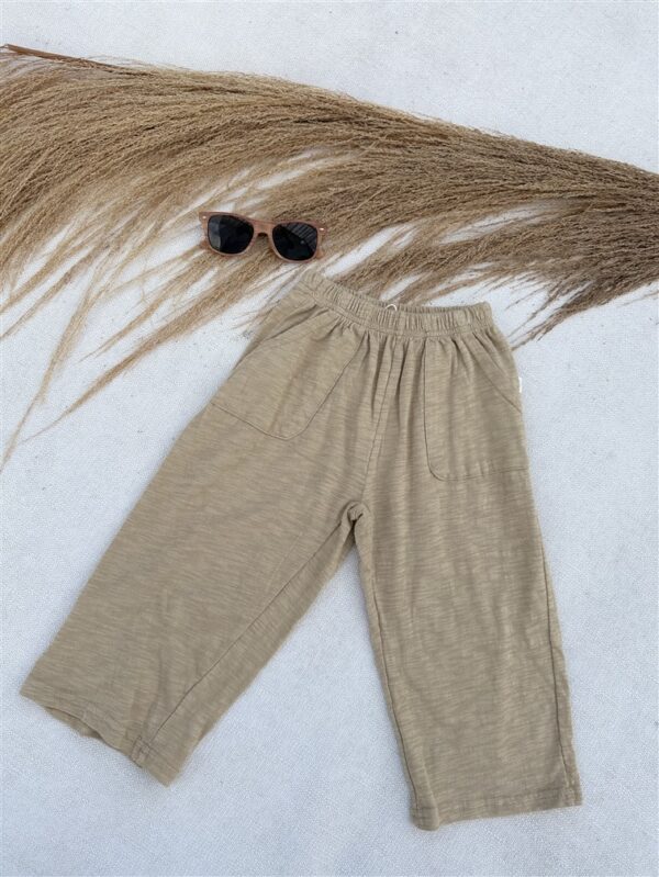LITTLE LEAN FINN COTTON PANTS
