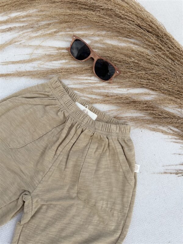 LITTLE LEAN FINN COTTON PANTS