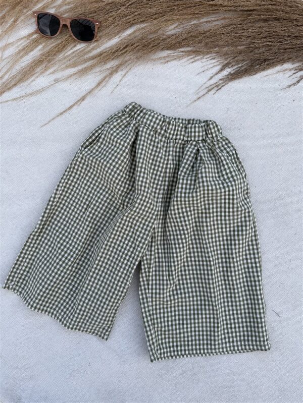 Ll Little Muse Pants Check Green