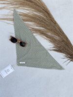 Ll Muse Check Scarf Green