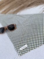 Ll Muse Check Scarf Green