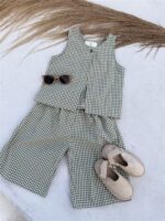 Ll Little Muse Pants Check Green