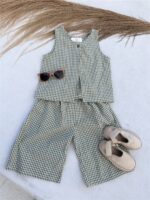 Ll Little Muse Pants Check Green
