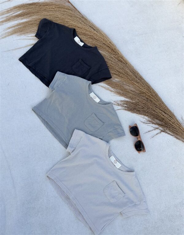Ll Cloud Pocket Tee Gray
