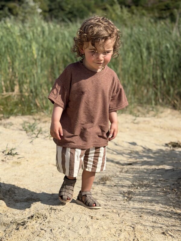 LITTLE LEAN SHORT STRIPED BRUIN
