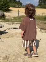 LITTLE LEAN SHORT STRIPED BRUIN