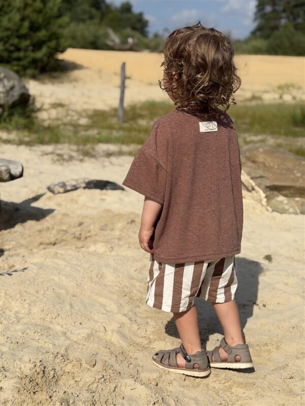 LITTLE LEAN SHORT STRIPED BRUIN