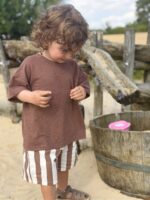 LITTLE LEAN SHORT STRIPED BRUIN