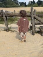 LITTLE LEAN LINNENLOOK TEE BRUIN