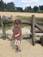 LITTLE LEAN SHORT STRIPED BRUIN