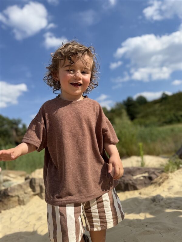 LITTLE LEAN SHORT STRIPED BRUIN