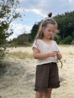 Ll Ruffle Bloom Short Brown