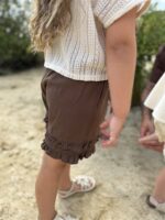 Ll Ruffle Bloom Short Brown