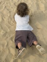 LITTLE LEAN LINNENLOOK TEE CREAM