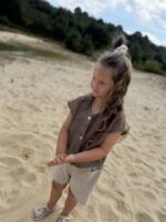 LITTLE LEAN BREEZE CARDIGAN MOCHA