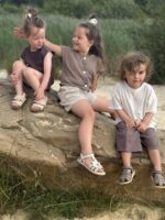 LITTLE LEAN LINNENLOOK TEE CREAM