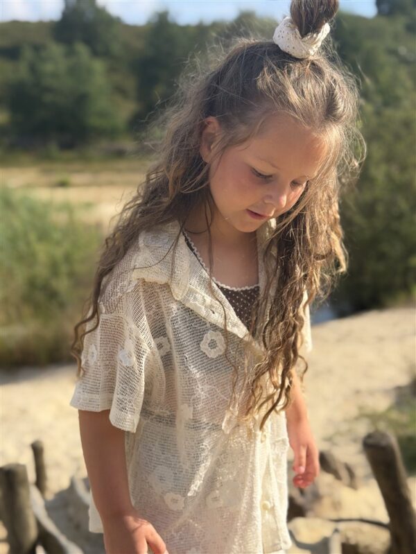 Crochet Flower Blouse