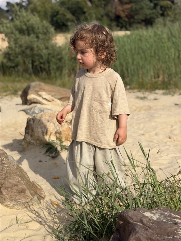LITTLE LEAN ORIGINAL FINN TEE BEIGE