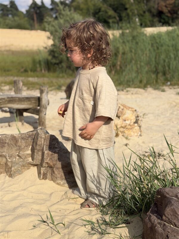 LITTLE LEAN ORIGINAL FINN TEE BEIGE