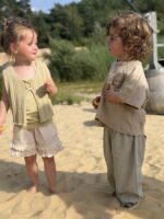 LITTLE LEAN ORIGINAL FINN TEE BEIGE