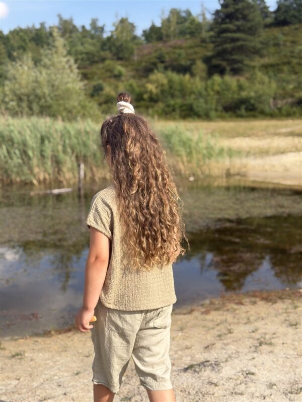 Moss Texture Tee Taupe