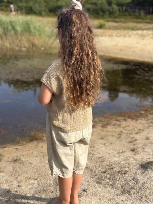 Moss Texture Tee Taupe