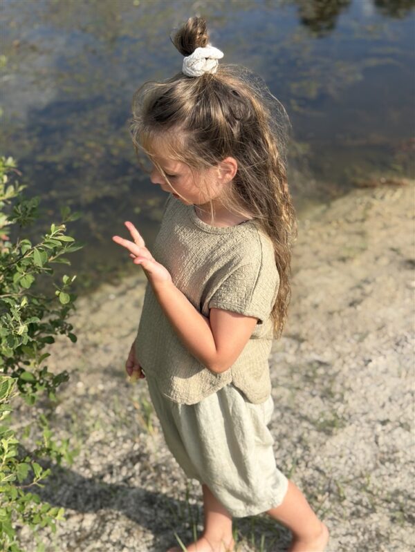 Moss Texture Tee Taupe