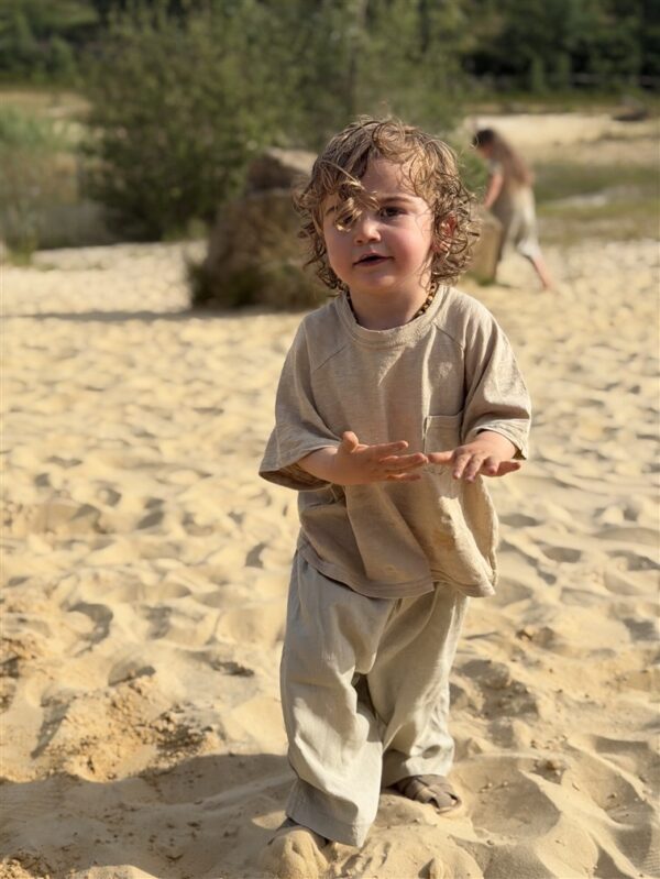 LITTLE LEAN ORIGINAL FINN TEE BEIGE