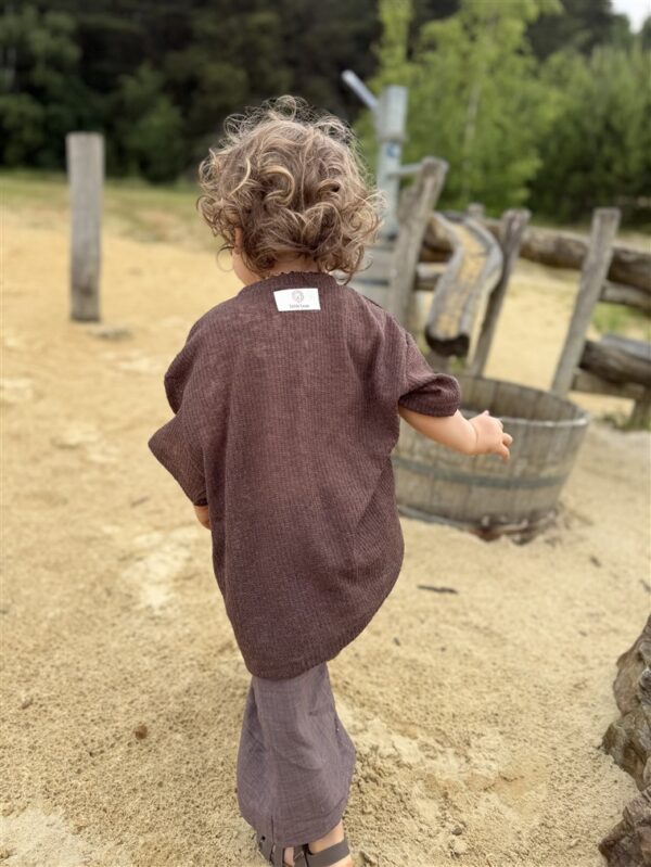 LITTLE LEAN Cedar Tee Knit Brown