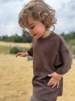 LITTLE LEAN Cedar Tee Knit Brown