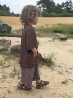 LITTLE LEAN Oak Bermuda Pants Brown