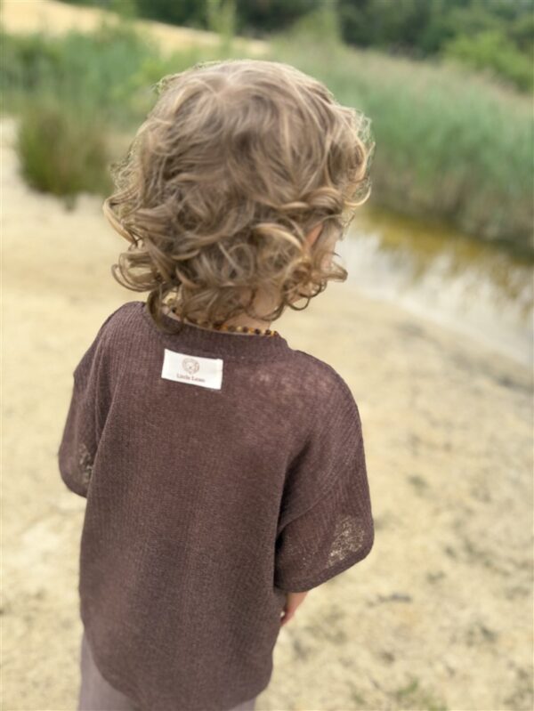 LITTLE LEAN Cedar Tee Knit Brown