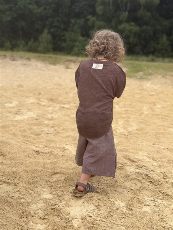 LITTLE LEAN Oak Bermuda Pants Brown