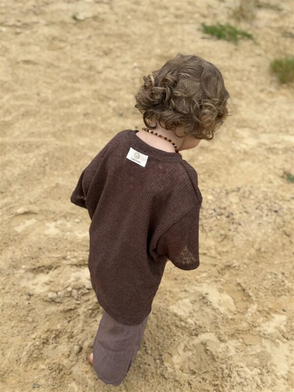 LITTLE LEAN Cedar Tee Knit Brown