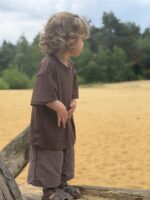 LITTLE LEAN Oak Bermuda Pants Brown