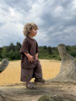 LITTLE LEAN Cedar Tee Knit Brown