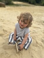 LITTLE LEAN Mila Bermuda Striped