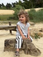 LITTLE LEAN Mila Bermuda Striped