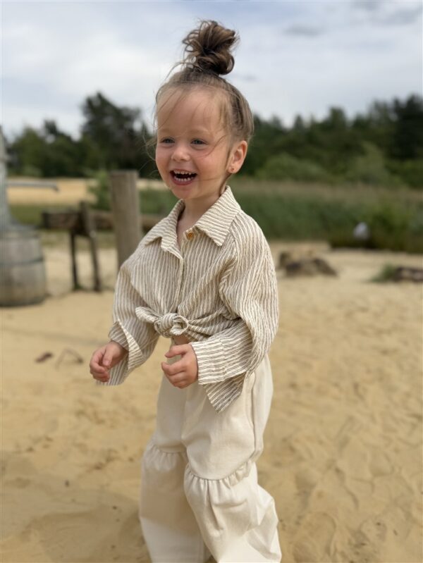 The Ruche Pants Kids Cream