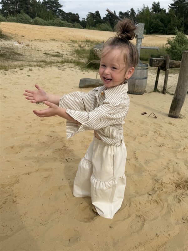 The Ruche Pants Kids Cream